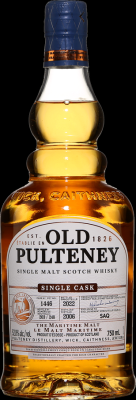 Old Pulteney 2006 Single Cask SAQ 52.8% 750ml