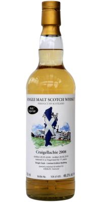 Craigellachie 2008 WSM Ermuri 46% 700ml