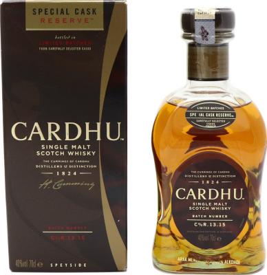 Cardhu Special Cask Reserve Oak Casks Batch Cs/cR.13.15 40% 700ml