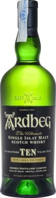 Ardbeg Ten Introducing Ten Years Old 46% 700ml