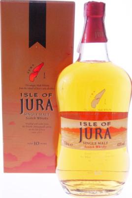 Isle of Jura 10yo Yellow longitudinal label 43% 1000ml