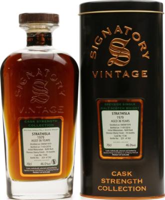 Strathisla 1979 SV Cask Strength Collection Oloroso Sherry Finish #1536 46% 700ml