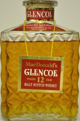 Glencoe 12yo MacD Crystal Decanter 50% 700ml