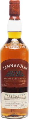 Tamnavulin Sherry Cask Edition American Oak and finish in three Sherry oaks 40% 700ml