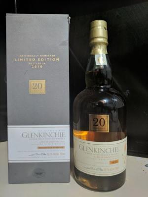 Glenkinchie 20yo Diageo Special Releases 2010 Refill American Oak 55.1% 750ml