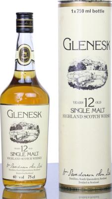 Glenesk 12yo Wm. Sanderson & Son Ltd 40% 750ml