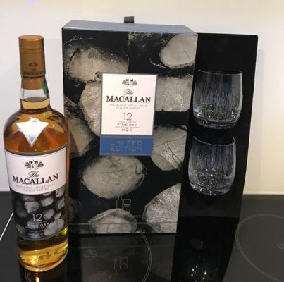 Macallan 12yo Albert Watson Limited Edition Triple Cask Matured Giftbox with Two Glasses 40% 700ml