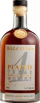 Balcones Peated Texas Single Malt Pot Distilled 62.9% 750ml