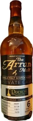 Arran 2006 Private Cask 6yo Bourbon Barrel 2006/007 Potstill Vienna 55.9% 700ml