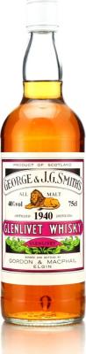 Glenlivet 1940 GM George & J.G. Smith's 40% 750ml