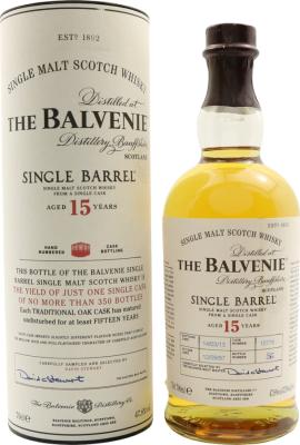Balvenie 1997 Single Barrel Cask No.10778 15yo 47.8% 700ml