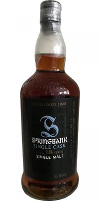 Springbank 1996 Door Gods 2nd Edition Fresh Sherry #590 China Single Malt Club 55.6% 700ml