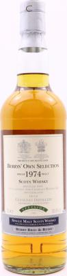 Glenlivet 1974 BR Berrys 34yo Bourbon Cask #5206 Charles Hofer SA Switzerland 50.9% 700ml