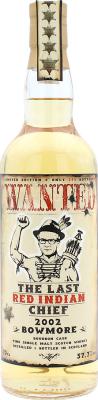Bowmore 2002 JW Wanted The Last Red Indian Chief Bourbon Cask 57.7% 700ml