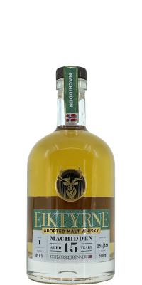 Eiktyrne 15yo MacHidden Adopted Malt Whisky Final maturation at Det Norske Brenneri 49.8% 500ml