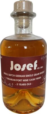 Josef 5yo FeMa Small Batch German Single Grain Whisky Vimarian Port Wine Finish 47.1% 700ml