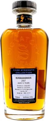 Bunnahabhain 2007 SV Cask Strength Collection 1st Fill Sherry Butt #587 58.9% 750ml