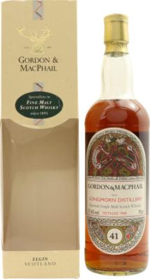 Longmorn 1968 GM Celtic Series Book of Kells Refill Sherry Hogshead #5277 Japan Import Service jis 57.6% 700ml