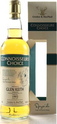 Glen Keith 1993 GM Connoisseurs Choice 16yo Refill Sherry & Bourbon 46% 700ml