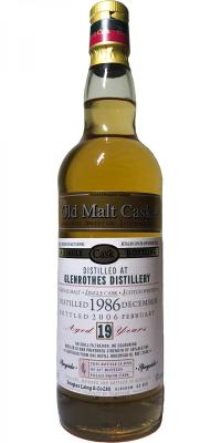 Glenrothes 1986 DL The Old Malt Cask Refill Hogshead 50% 700ml