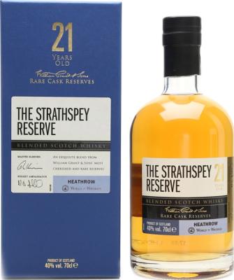 The Strathspey Reserve 21yo Newcastle Cask World of Whiskies Exclusive 40% 700ml