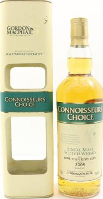 Dufftown 2008 GM Connoisseurs Choice Refill Sherry Hogsheads 46% 700ml