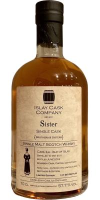 Caol Ila 2011 ICC Brothers & Sisters Islay Cask Company 57.7% 700ml