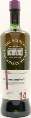 Craigellachie 2002 SMWS 44.81 Maximum melody Virgin Oak Hogshead 58% 700ml