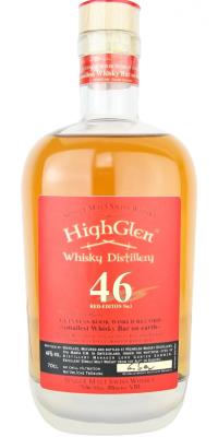 HighGlen 46 Red Edition Double Wood Single Oakcask 46% 700ml