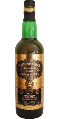 Mosstowie 1970 CA Chairman's Stock Bourbon Barrel 59.6% 700ml