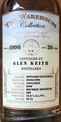 Glen Keith 1996 WW8 52% 200ml