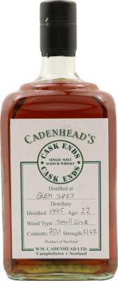 Glen Spey 1995 CA Warehouse Tasting 22yo Wee Cask 51.4% 700ml