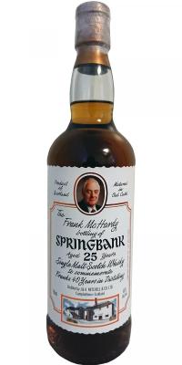Springbank 25yo Frank McHardy 40yo in Distilling Oak Cask 46% 750ml