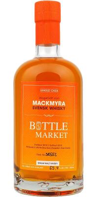 Mackmyra 2010 Bottle Market Bremen 2015 Ex-Bourbon Swedish Oak Casks #38552 55.4% 500ml