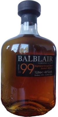 Balblair 1999 1st Release Travel Retail Exclusive 46% 1000ml