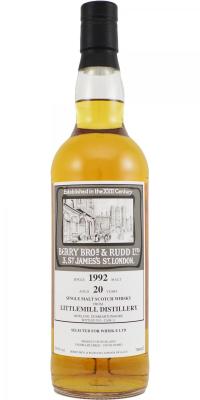 Littlemill 1992 BR Selected for Whisk-e LTD #11 54.5% 700ml