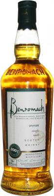 Benromach 2001 Cask Strength 1st Fill Bourbon Barrels 59.9% 750ml