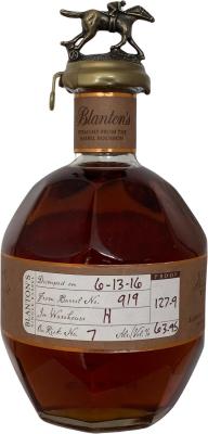 Blanton's Straight from the Barrel #919 63.95% 700ml