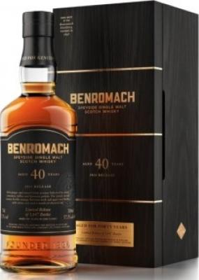 Benromach 40yo 2022 Release Oak Cask 56.5% 700ml