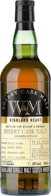 Highland Heart 2006 WM Sherry Cask Malt 2004/2011 43% 700ml