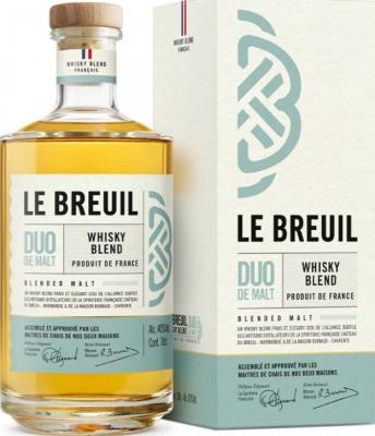 Le Breuil Duo De Malt Whisky Blend French and American Oak 40% 700ml