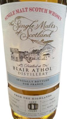 Blair Athol 2010 ElD The Single Malts of Scotland Hogshead France 54.5% 700ml