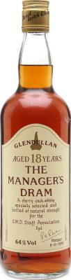 Glendullan 18yo The Manager's Dram Sherry Cask 64% 750ml