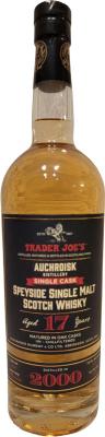 Auchroisk 2000 AMC Trader Joe's Single Cask ex bourbon 11140 Trader Joe's 58.1% 750ml