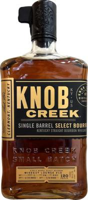 Knob Creek 2012 Single Barrel Select Bourbon Barrel Wiseguy Lounge #10 Lucky Luciano 60% 750ml