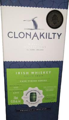 Clonakilty Bordeaux Cask Finish Cask Finish Series Batch 007 43.6% 700ml