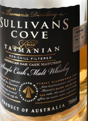 Sullivans Cove 2000 American Oak Cask Matured American Oak HH0160 47.5% 700ml