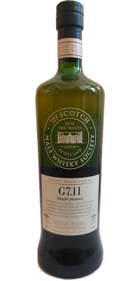 Girvan 2000 SMWS G7.11 Simple pleasure Refill Ex-Bourbon Barrel 50% 700ml