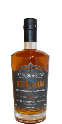 Bergslagens 10yo Ber Bourbon Cognac 58% 500ml