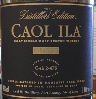 Caol Ila 2004 43% 1000ml